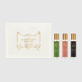 gucci 8 piece sampling set|gucci alchemist garden discovery set.